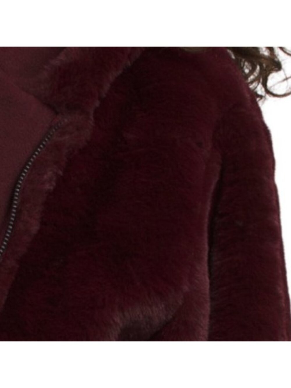 SPLENDID Lucia Faux Fur Zip Up Jacket - Picture 3 of 3